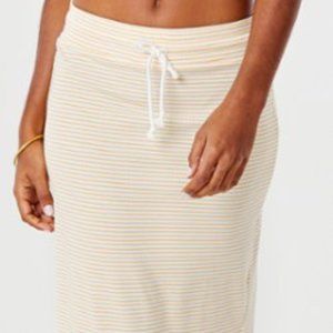 Addie Skirt Papaya Bayside Stripe